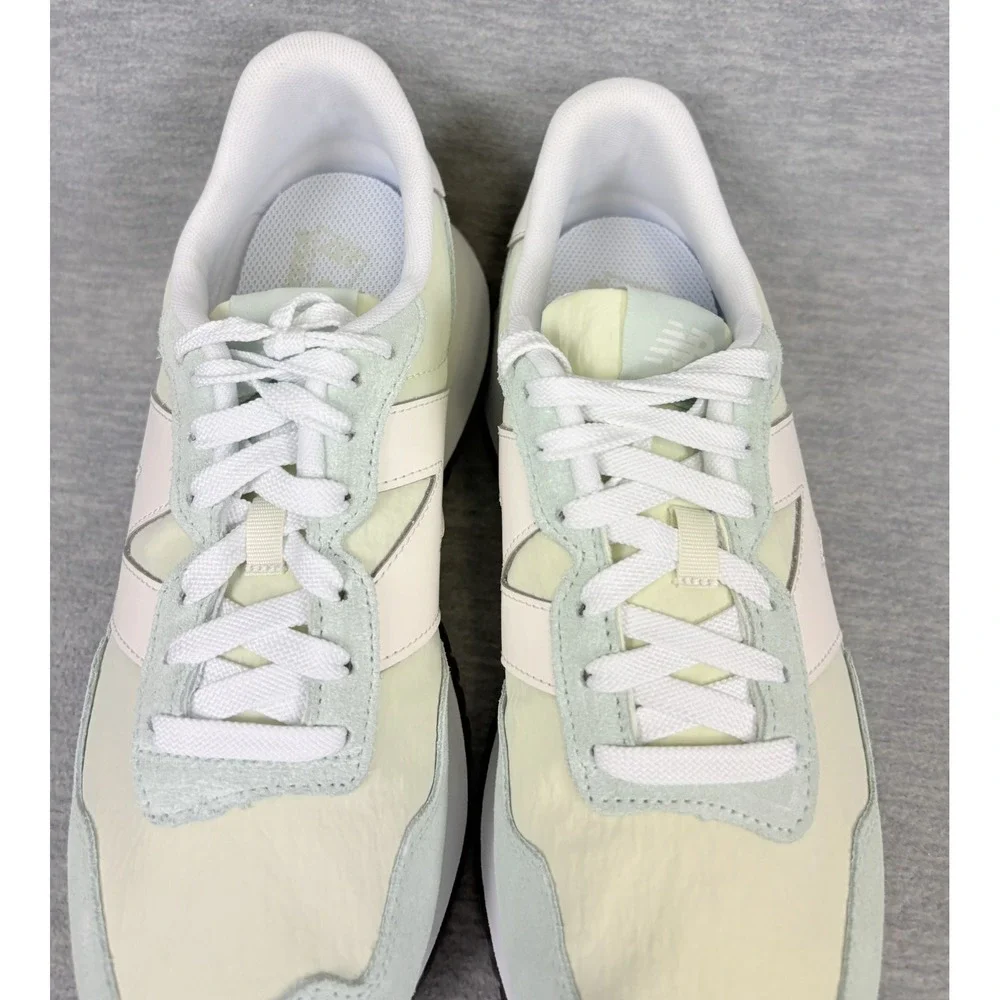 New Balance 237 Womens 9.5 Mint Green Cream Grey White Running Sneakers - Picture 10 of 11